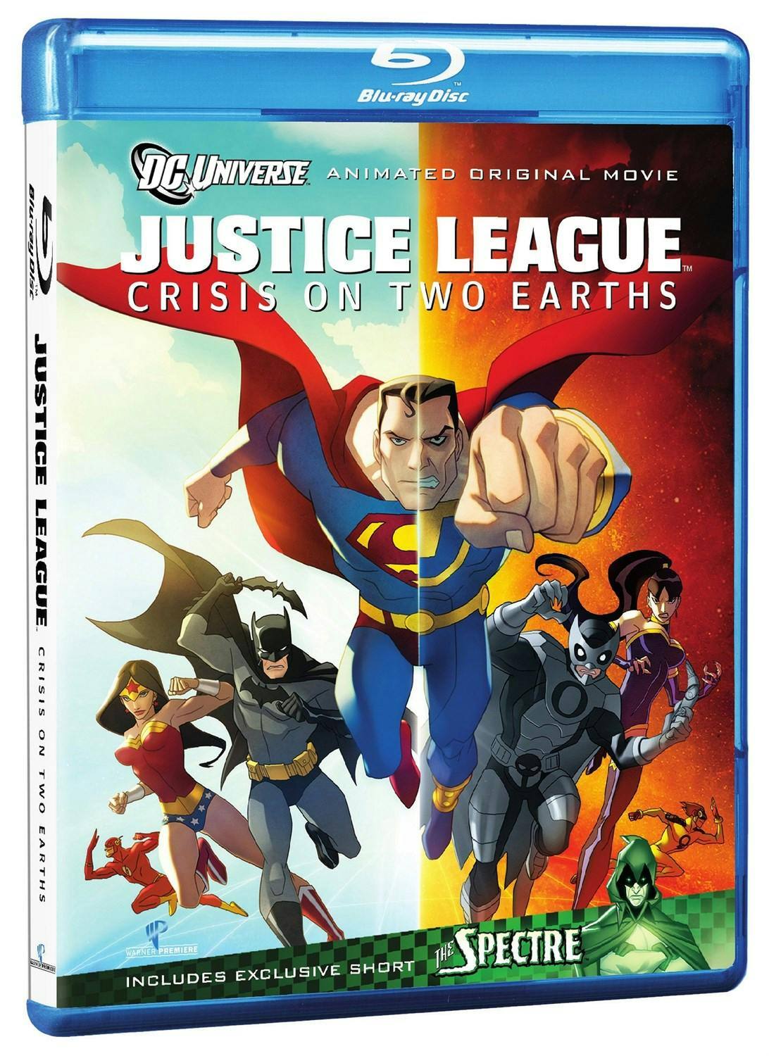 Angle. DCU Justice League: Crisis On Two Earths [Blu-ray].