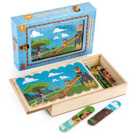 PlayIt - Mighty Little Bheem Wooden Puzzle Sticks