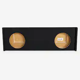 SoundBox - LCE-GC012/12D, Chevy Silverado / GMC Sierra Crew Cab Dual 12 Subwoofer Enclosure, 2008-2013