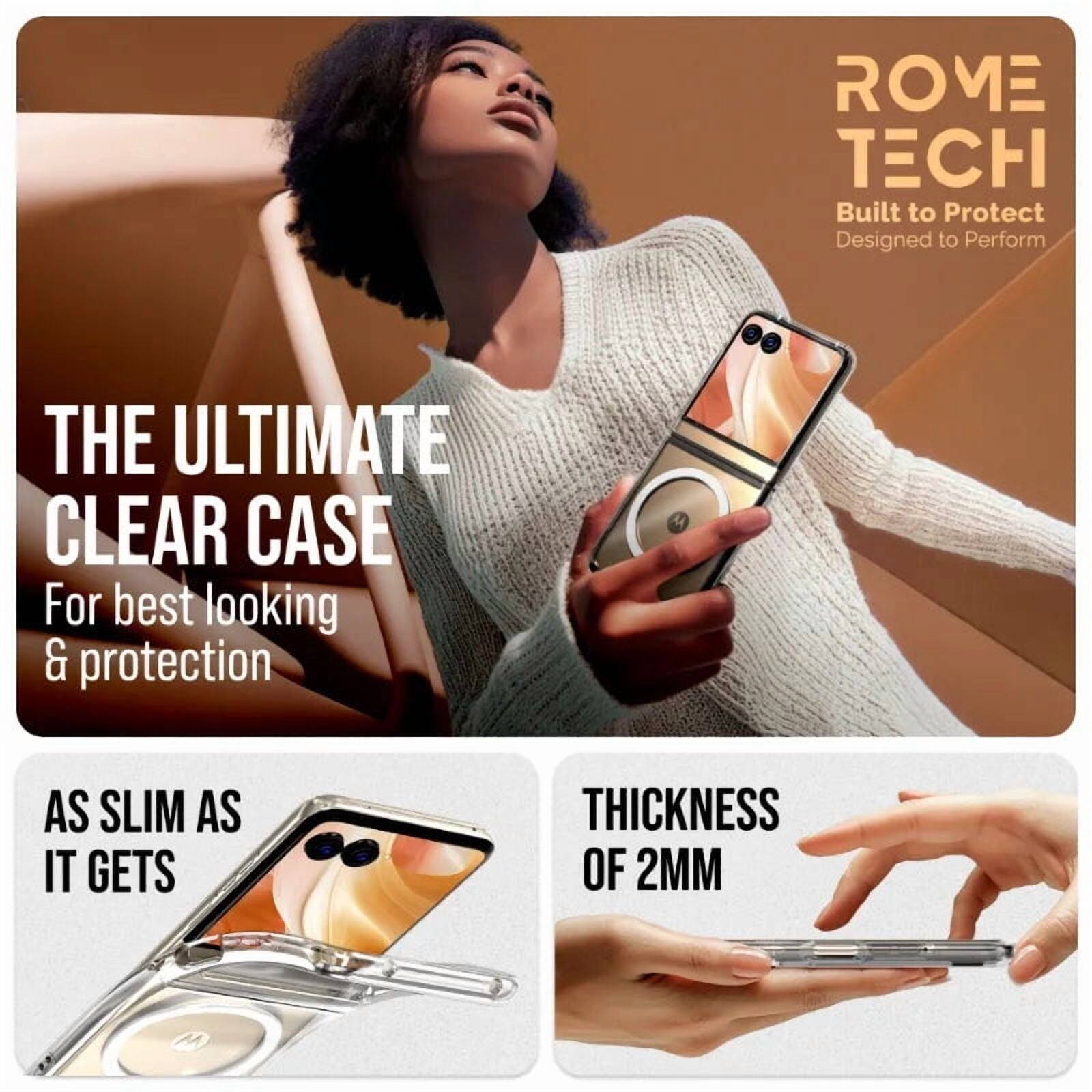 ROME TECH  
Built to Protect  
Designed to Perform  

THE ULTIMATE CLEAR CASE  
For best looking & protection  

AS SLIM AS IT GETS  

THICKNESS OF 2MM