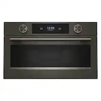 KitchenAid - 1.4 Cu. Ft. Built-In Microwave with Air Fry - Black Ore - Front_Zoom