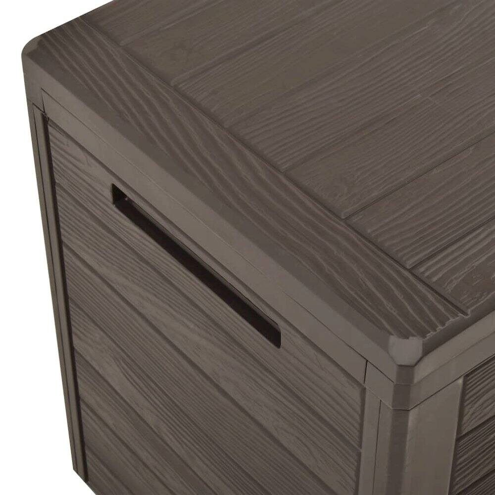 Alt View 1. vidaXL - vidaXL Storage Box Brown Polypropylene Storage Box - Brown.