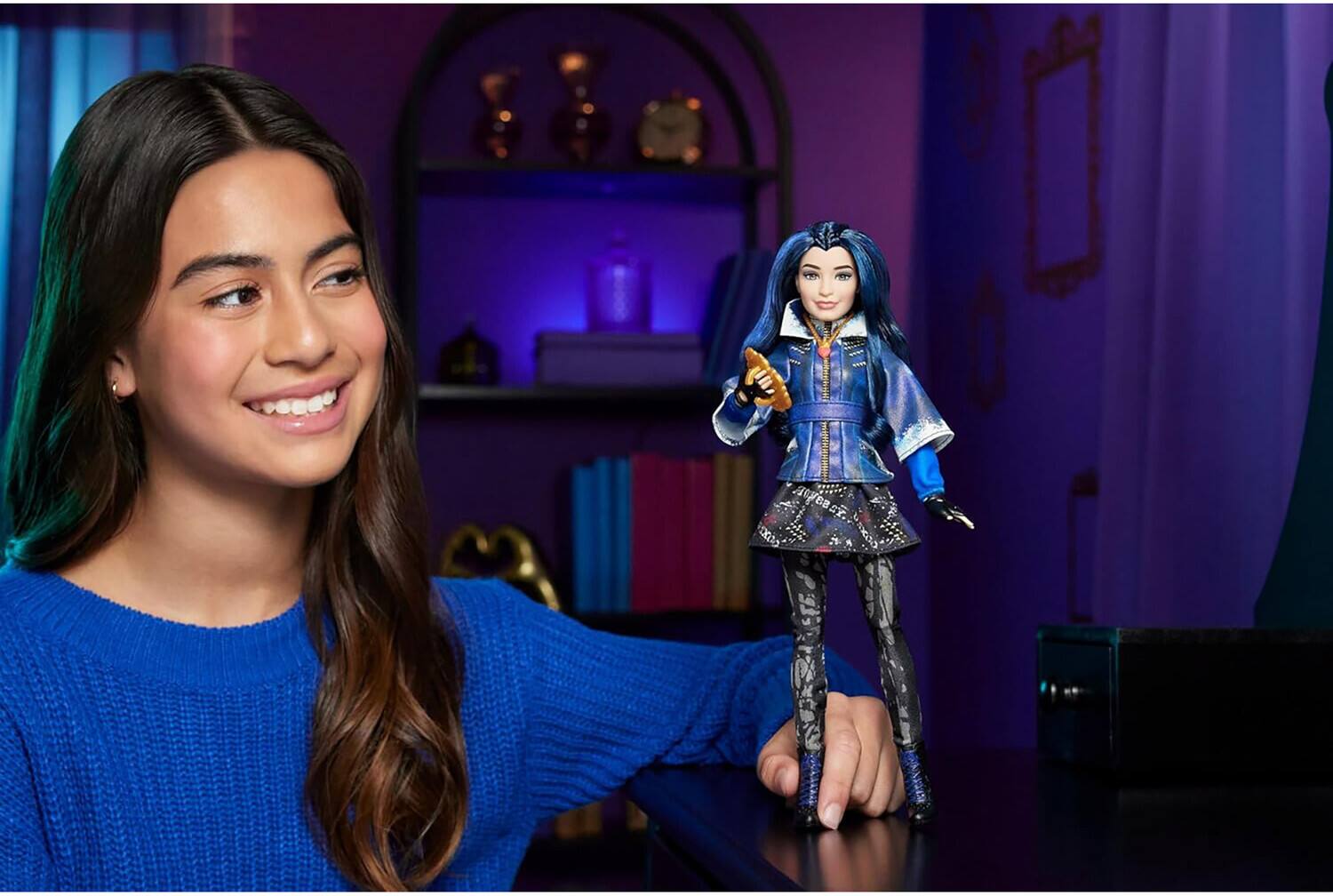 Alt View 1. Mattel - Disney Descendants: Evie 10th Anniversary Fashion Doll   - COLLECTIBLES - Multicolor.