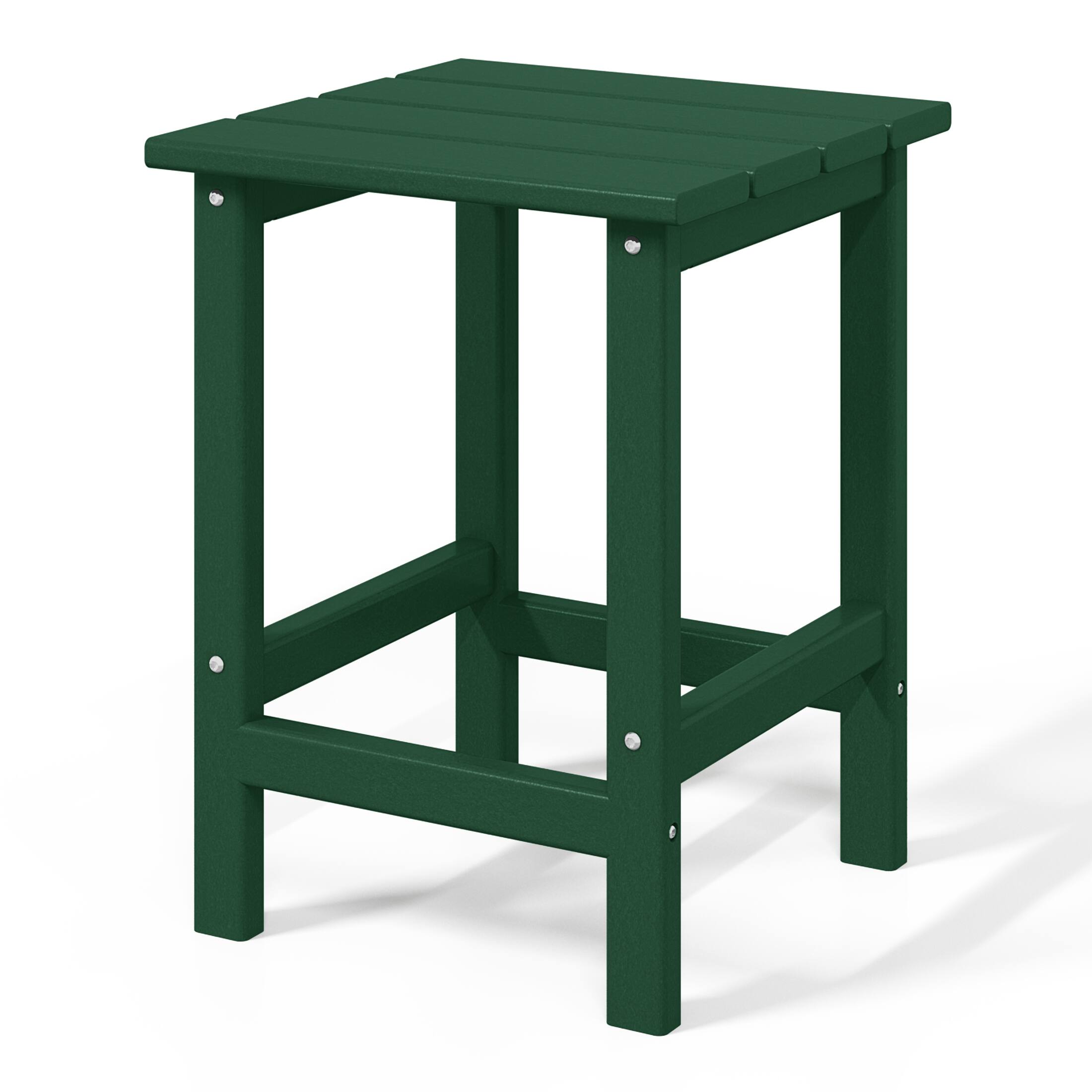 Alt View 2. WestinTrends - WestinTrends Highland 5-Piece Adirondack Chair with Folding Ottoman and Table Set - Dark Green.