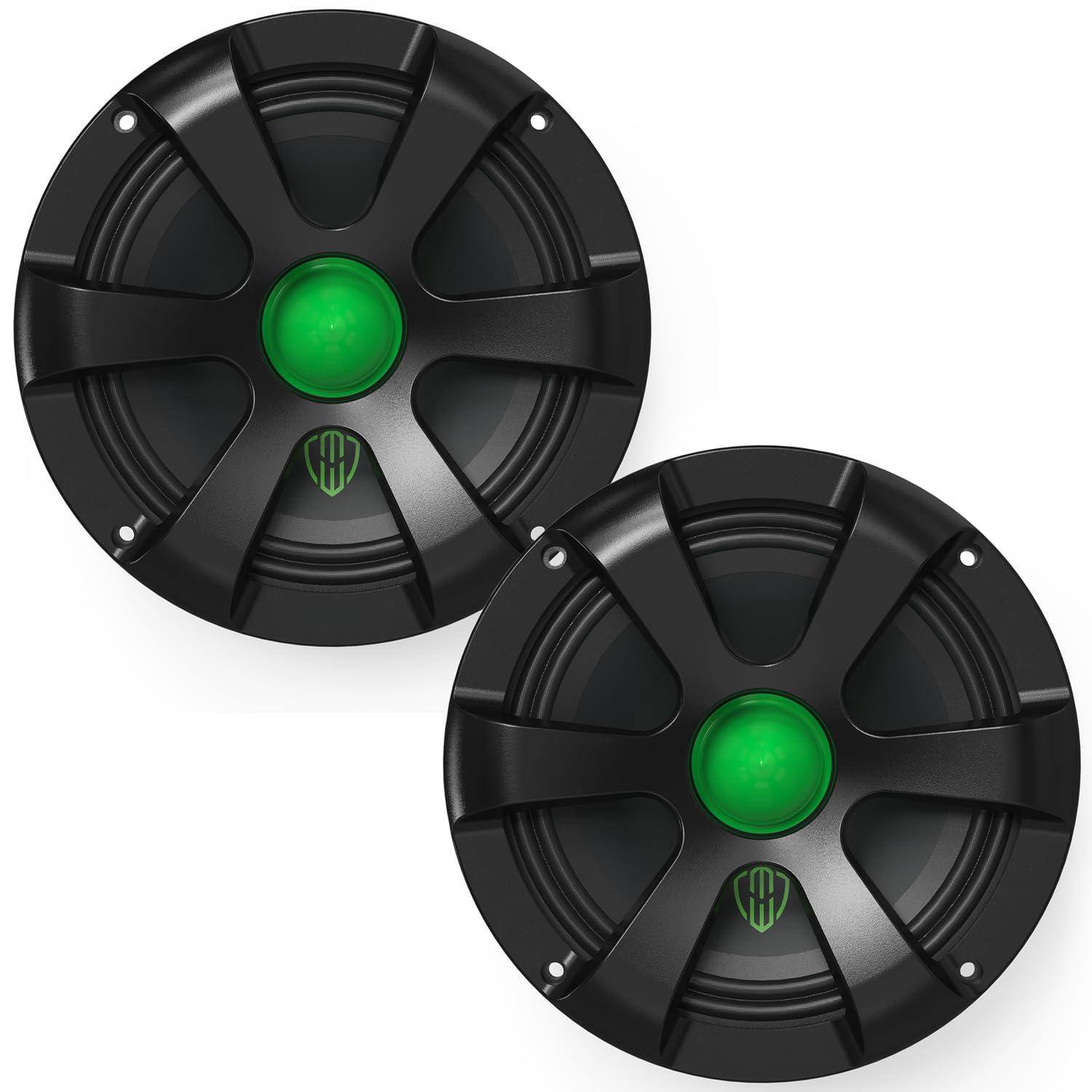 Skar Audio - Midrange Loudspeakers Mb-m654 Max 4 Ohms High Efficiency Car Audio Door Speakers For Or Truck Stereo Sound - Default