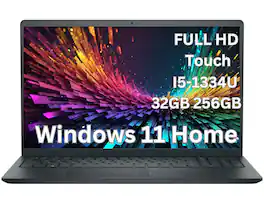 Dell - Upgraded - 15 Laptop 13th Gen Business, 15.6" FHD Touchscreen, Intel Core i5-1334U, 32GB RAM, 256GB SSD, Windows 11 Home - Black