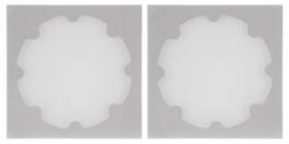 Sonance - XPC-6SQ-NT - Visual Experience Extreme 6" Medium Trimless Square Adapter with Grille (2-Pack) - Paintable White