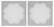 Front. Sonance - XPC-6SQ-NT - Visual Experience Extreme 6" Medium Trimless Square Adapter with Grille (2-Pack) - Paintable White.