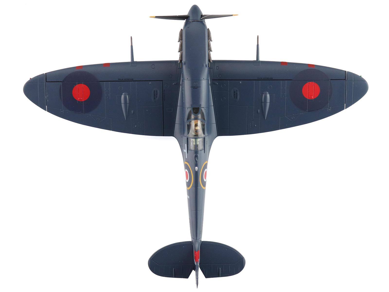 Back. Hobby Master - Supermarine Spitfire Mk.Vb Trop "EP706 George Beurling No. 249 Squadron Malta" 1942 RAF "Air Power Series" 1/48 - Multicolor.