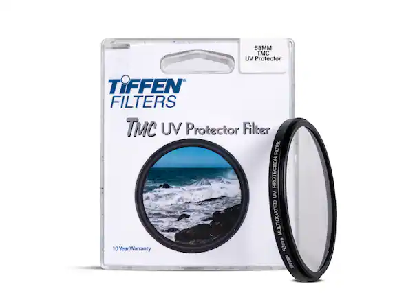 TIFFEN FILTERS
TMC UV Protector Filter
58MM
TMC Protector
UV Protection Filter
MULTICOATED
10 Year Warranty