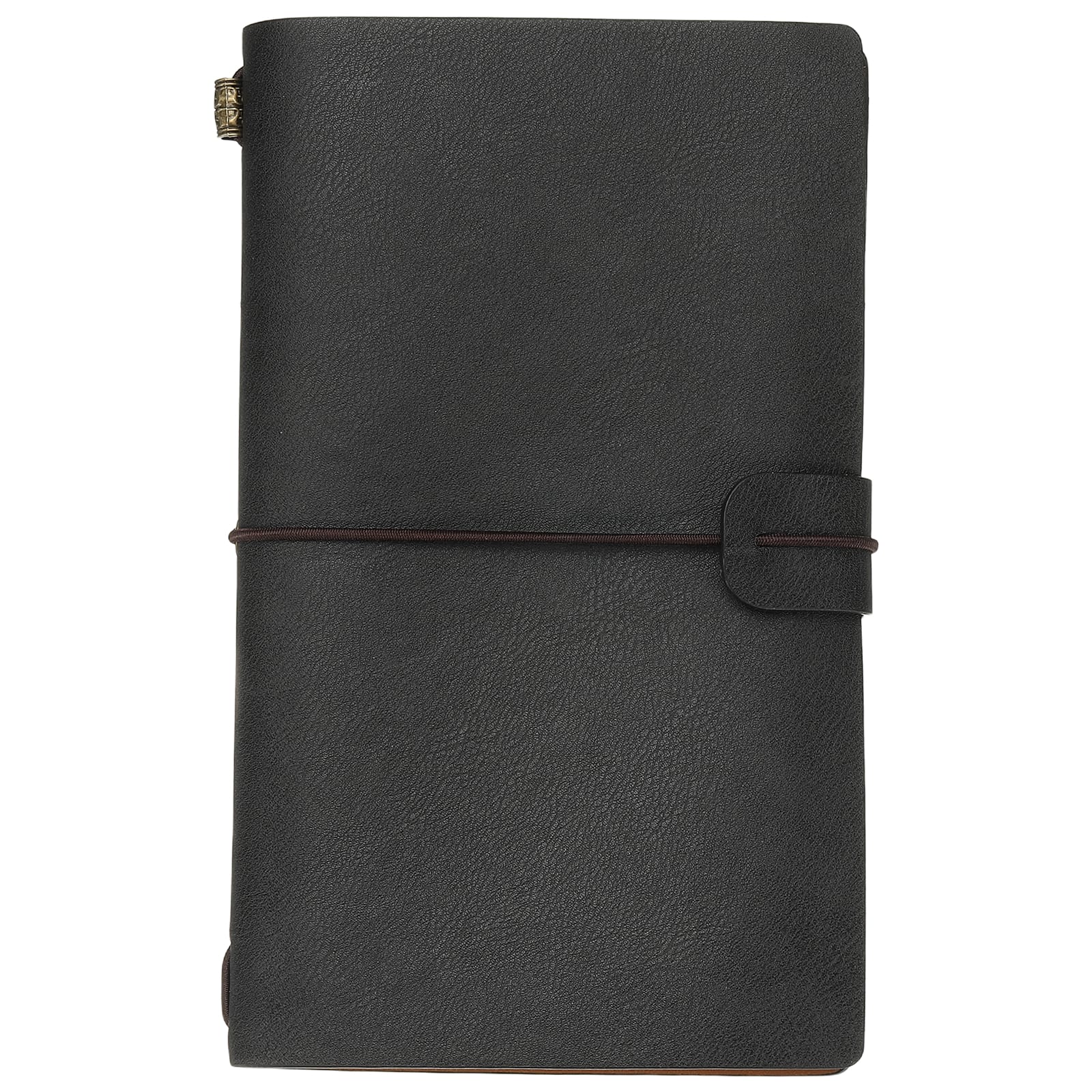 Unique Bargains - 1pc Vintage Retro PU Leather Notebook, Refillable Travel Journal Notebook for Diary Planner, Compact - Black price history on PriceWatchPro