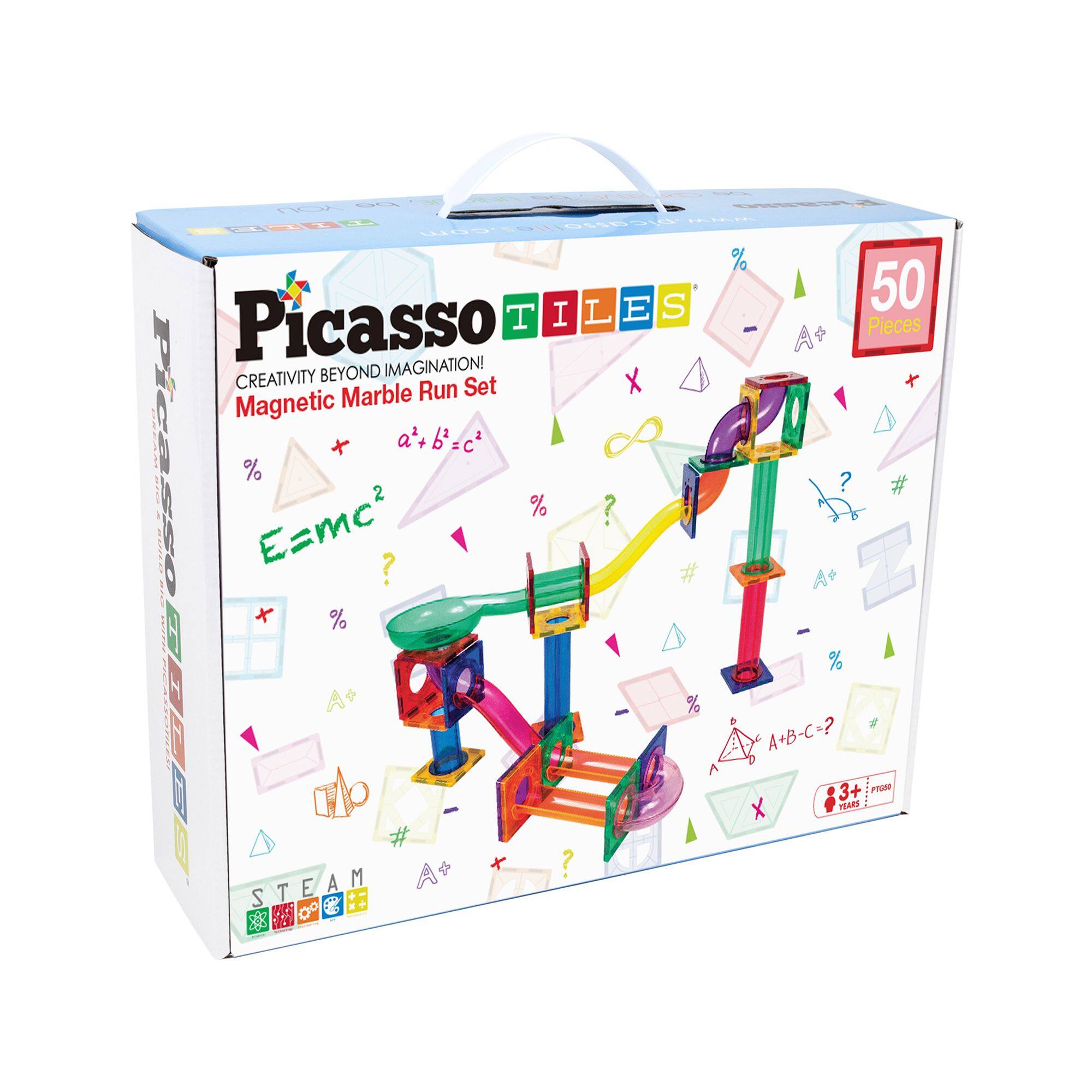 Picasso Magnetic Marble Run Set

Creativity Beyond Imagination

50 Pieces

3+ Years

STEAM

a+b=c

a+b=c

E=mc

A+B-C-?

# A+ % % A+ % A+ % A+B-C-?