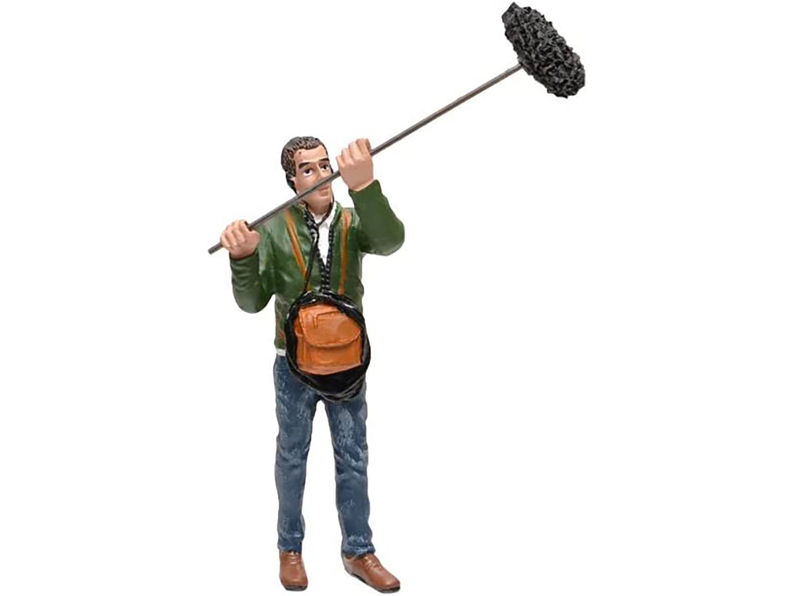 Alt View 1. American Diorama - Camera Crew Figure III "Boom Operator" For 1:24 Scale Models by American Diorama.