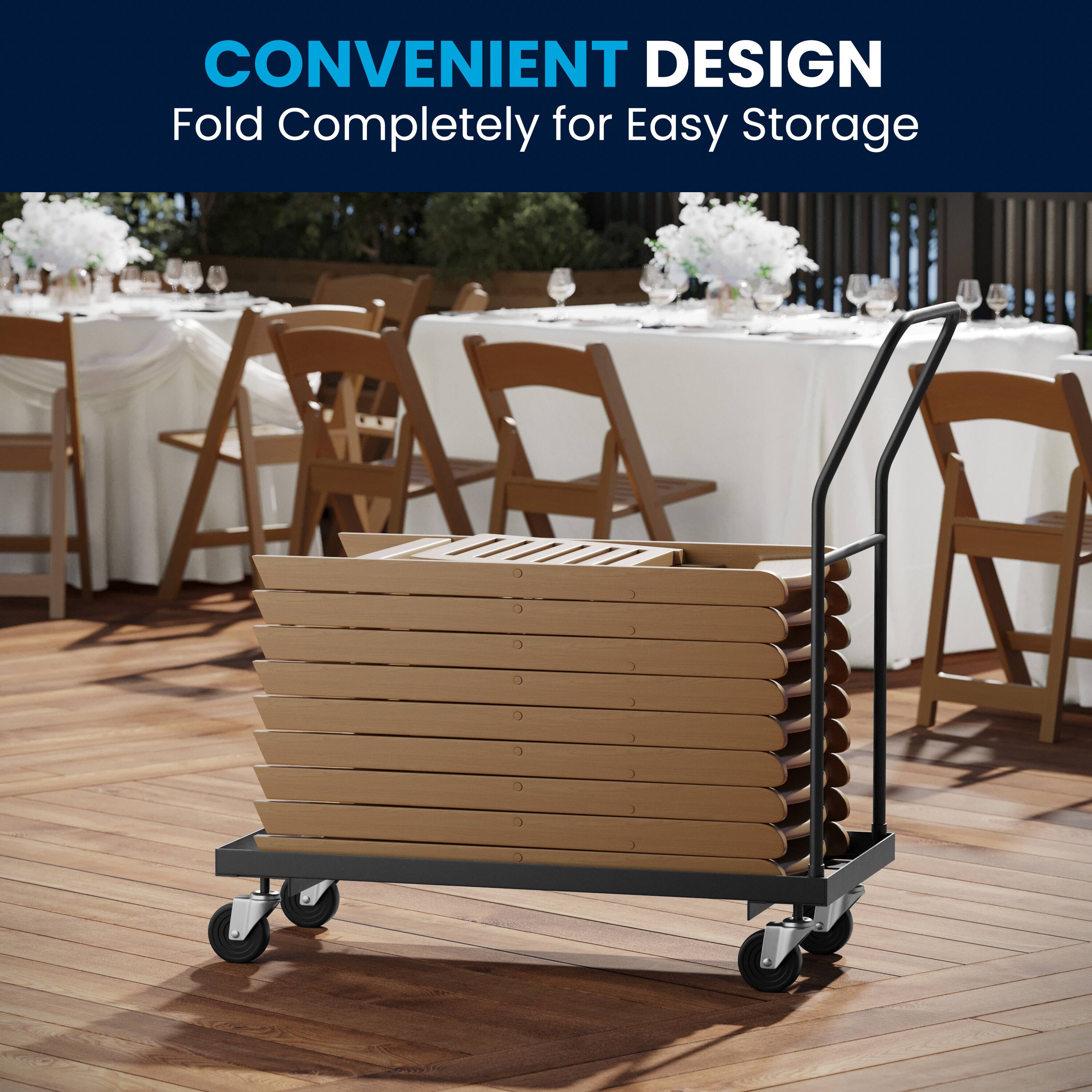 CONVENIENT DESIGN  
Fold Completely for Easy Storage