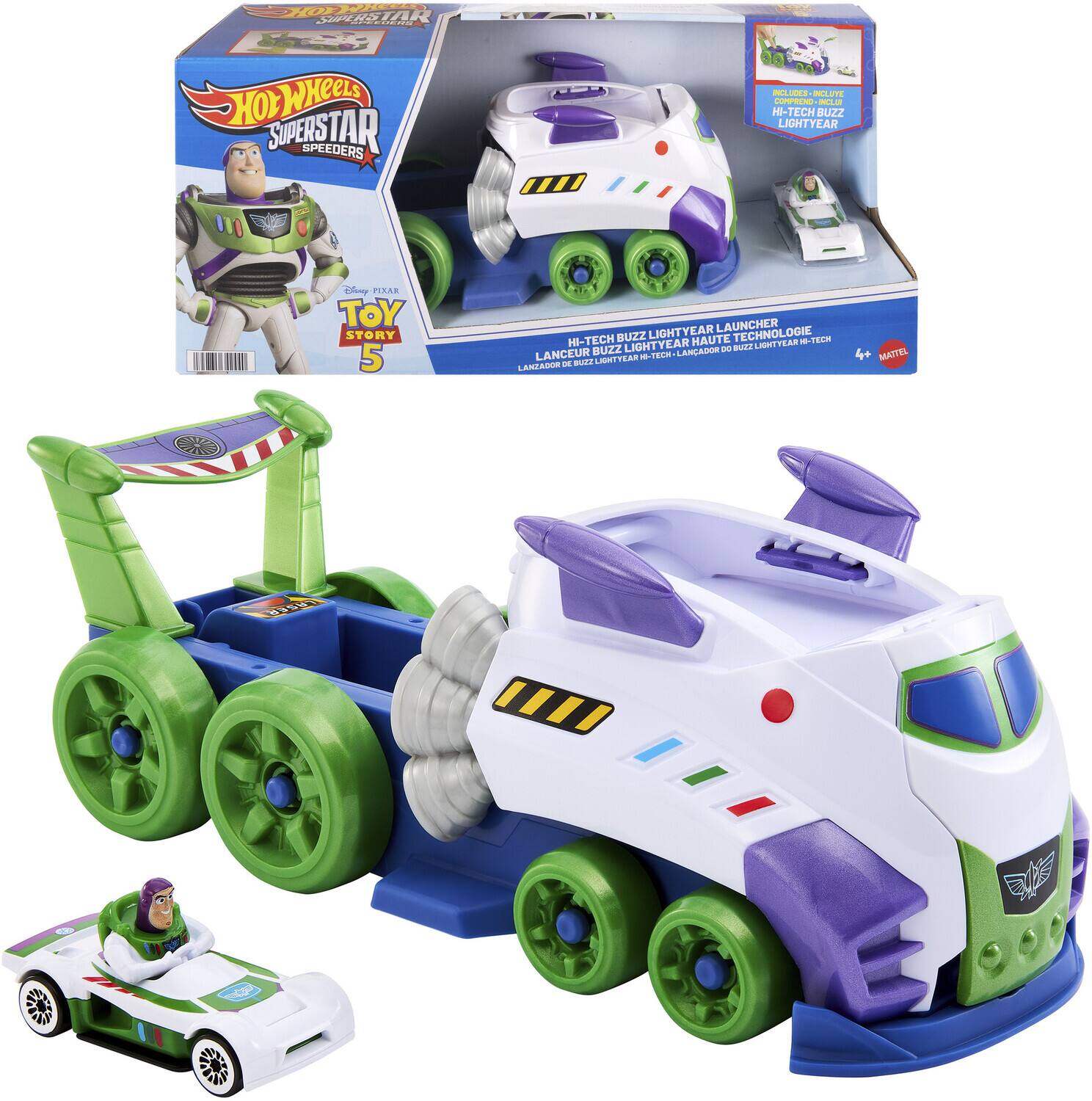 20 TAR SART dCON HOLWKEELS HOL SUPERSTAR SPEEDERS - - MELUTE - Cumpie - HI-TECH BUZZ LIGHTYEAR Ohnny .V... TOY STORY 5 LIGHTYEAR LAUNCHER OGIE HI-TECH BUZZ HAUTE TECHNOLOGIE TELM LIGHTYEAR - Mid LIMITTEAR  LANCEUR BUZZ TEL LANADOR LISTTEAR - LAMAAI - Som 4+ MATTEL