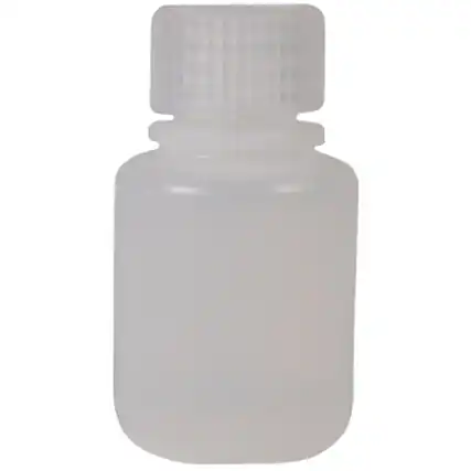 Front. Nalgene - Nalgene HDPE Plastic Narrow Mouth Storage Bottle - 1 oz. - Clear.