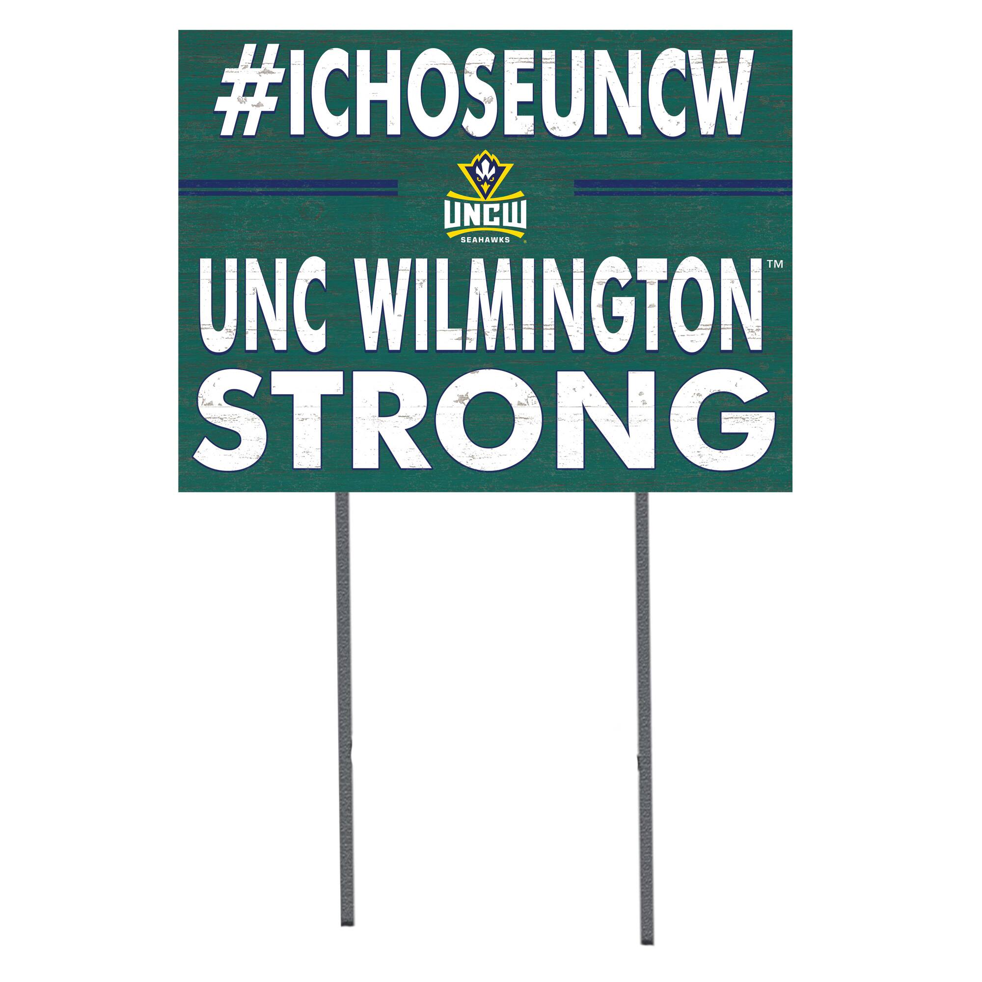 UNC Wilmington Seahawks 18'' x 24'' I Chose Lawn Sign