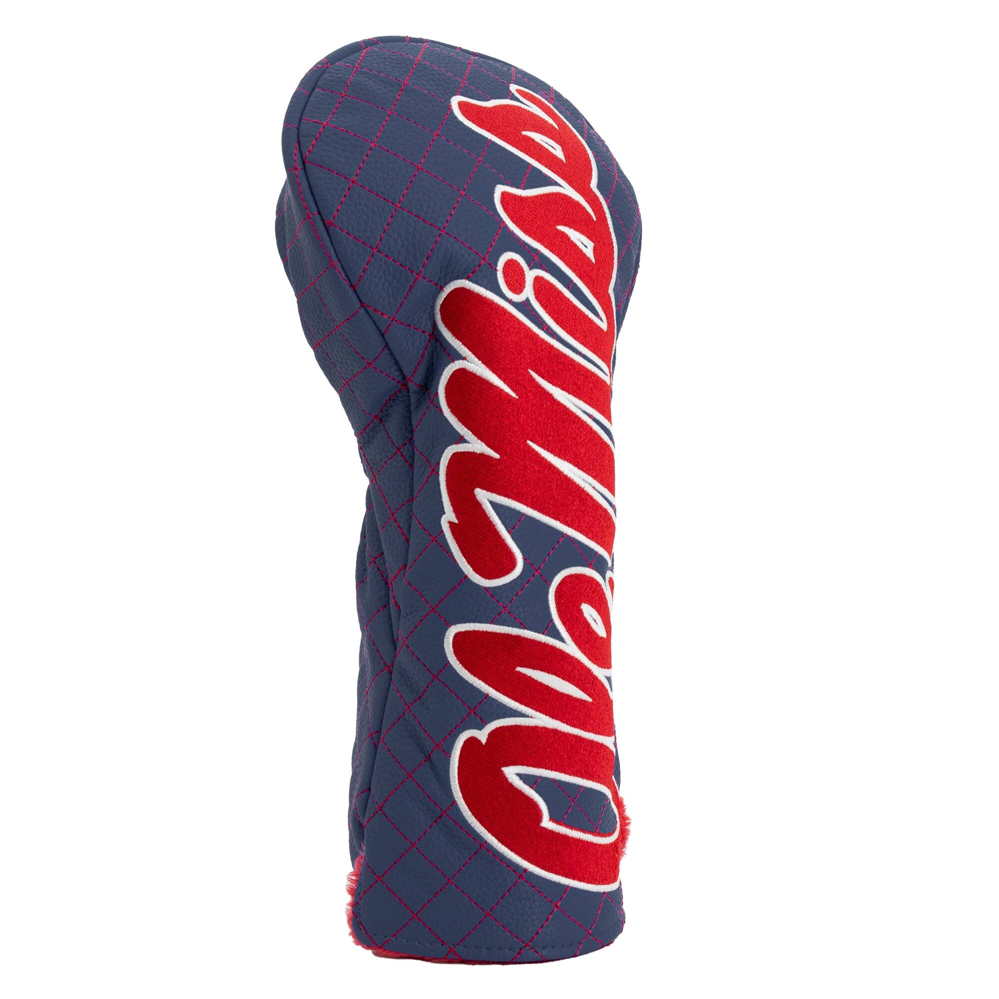 Alt View 2. Team Golf - Ole Miss Rebels Quilted Driver Headcover - Multicolor.