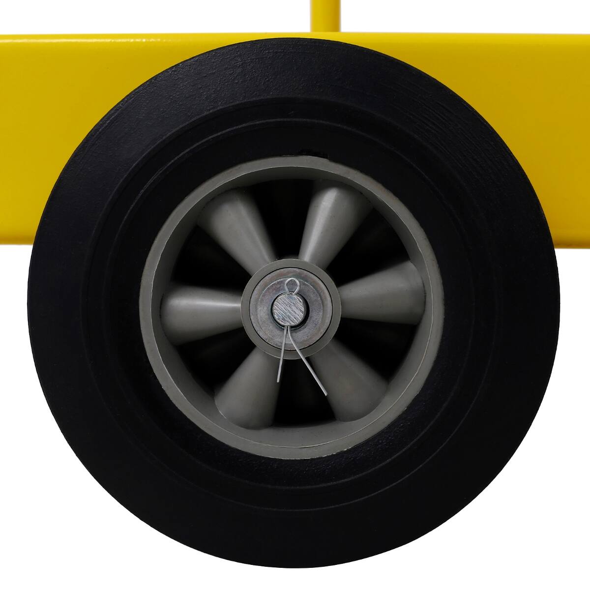 Alt View 3. Ropilly - Ropilly Drywall Sheet Cart, Steel Panel Dolly with 750 lb Capacity and Locking Casters - Yellow.