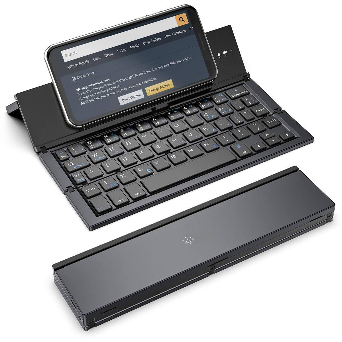 Foldable Bluetooth Keyboard Black