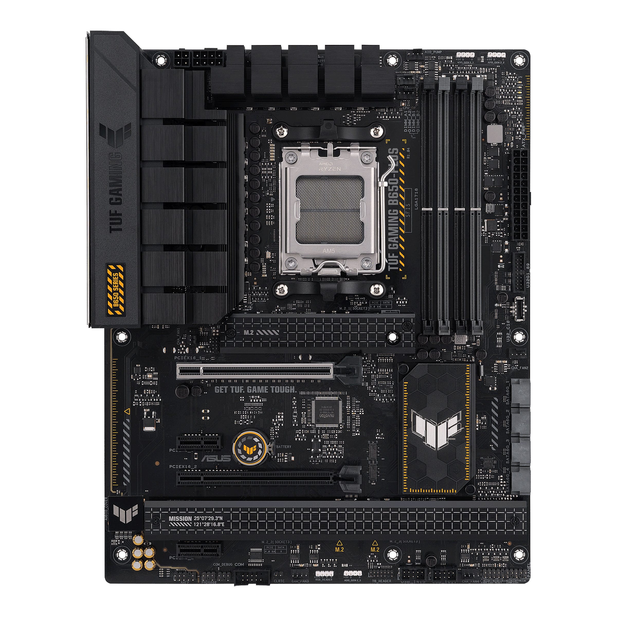 ASUS TUF GAMING B650-PLUS WIFI (Socket AM5) AMD B650 ATX DDR5 Wi-Fi 6  Motherboard Black TUF GAMING B650-PLUS WIFI - Best Buy