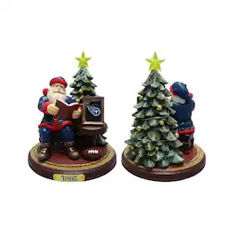 The Memory Company - Tennessee Titans Christmas Story Santa Figurine - Multicolor