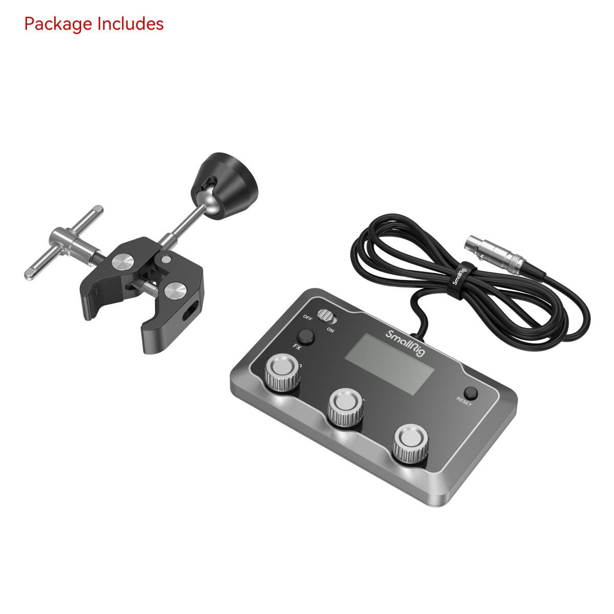 Package Includes

Smolling OFF FX ON

SmallRig RESET