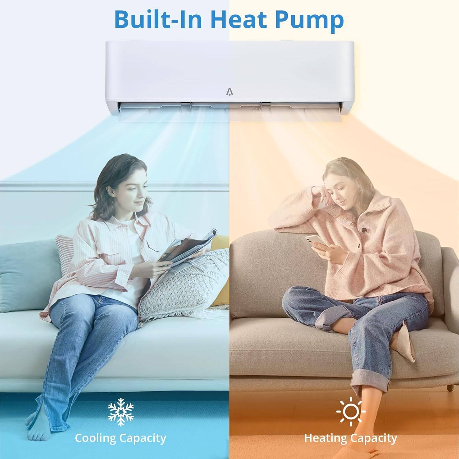 Built-In Heat Pump

Cooling Capacity

Heating Capacity