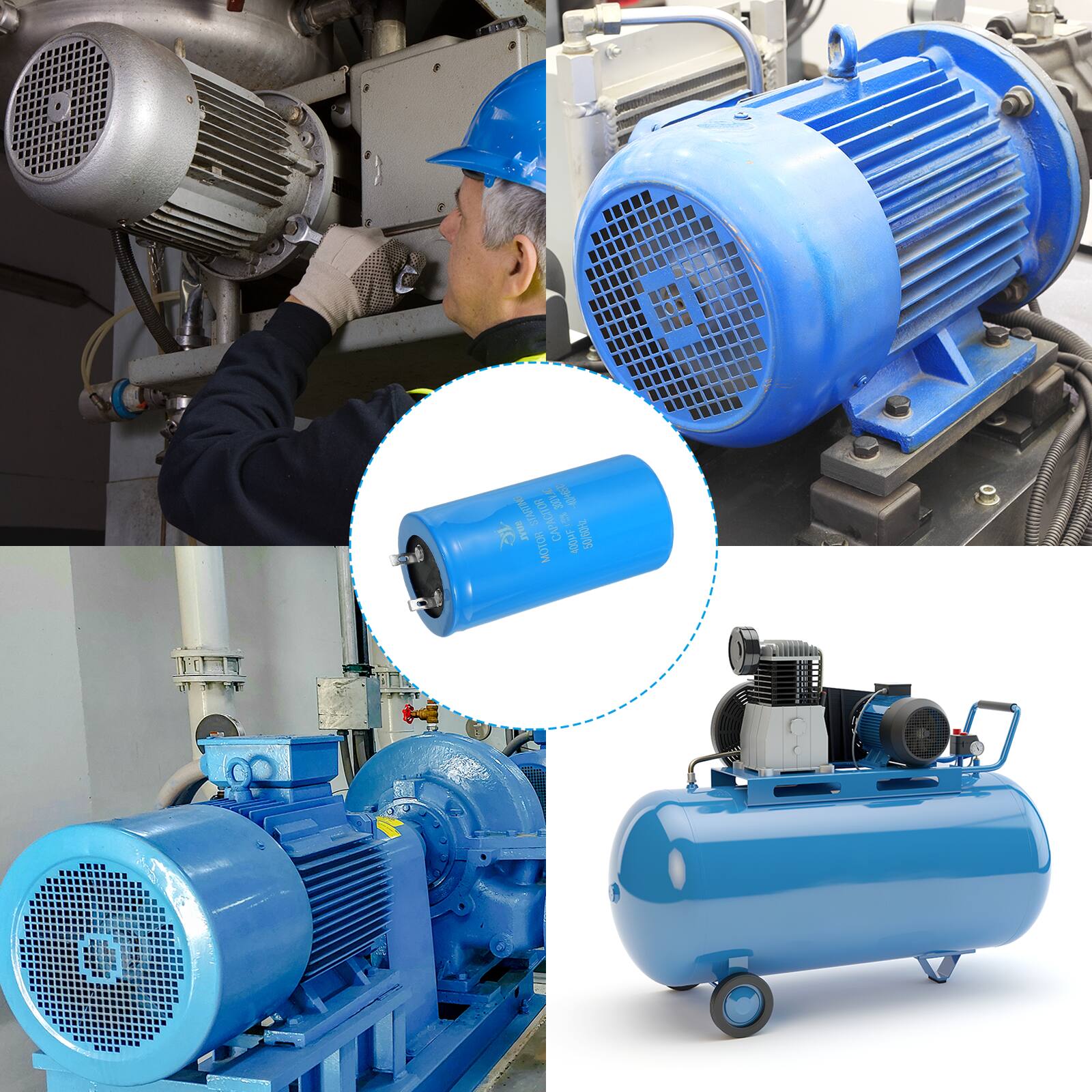 STARTING A 1 B saur CAPACITOR FOR e 1400m 201-05 MOTOR