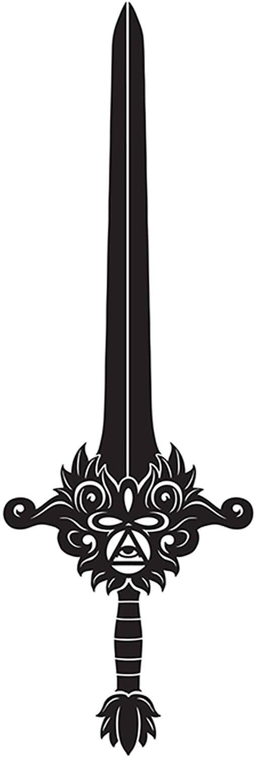 Front. Magic Sword - Volume I - White   - VINYL LP.