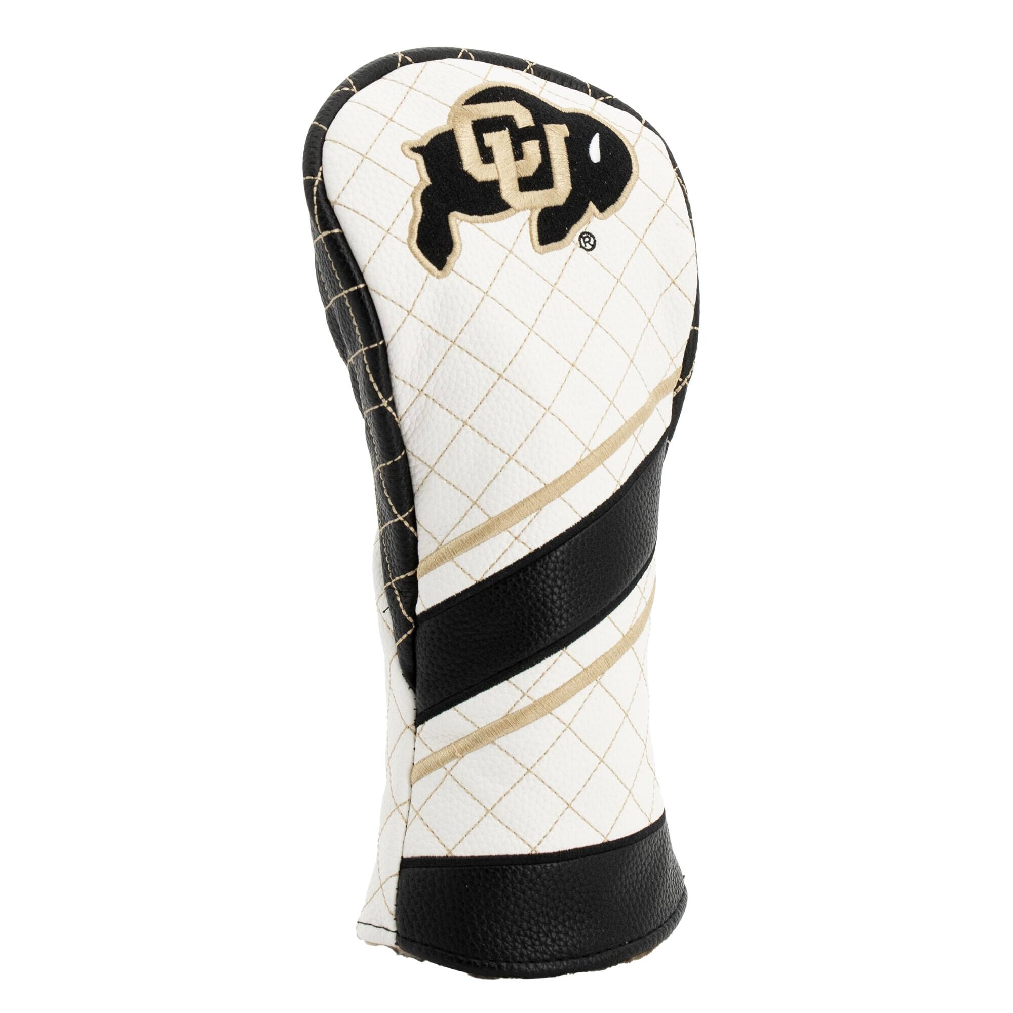 Alt View 2. Team Golf - Colorado Buffaloes Striped Quilted Fairway Headcover - Multicolor.