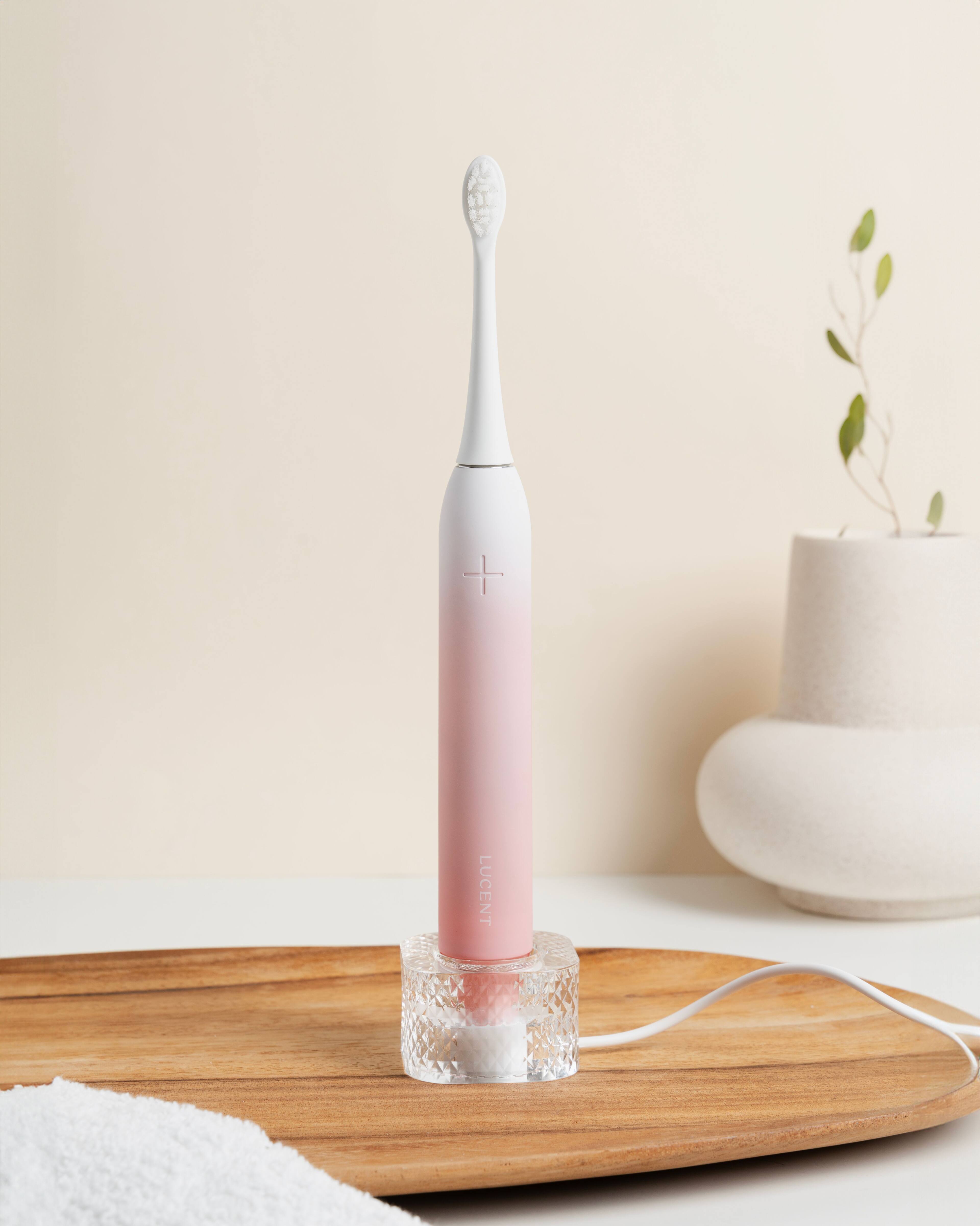 Alt View 1. Lucent - Prism Sonic Electric Toothbrush - Pink Bliss.