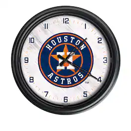 Holland Bar Stool Co. - Houston Astros Indoor/Outdoor LED Wall Clock - Multicolor