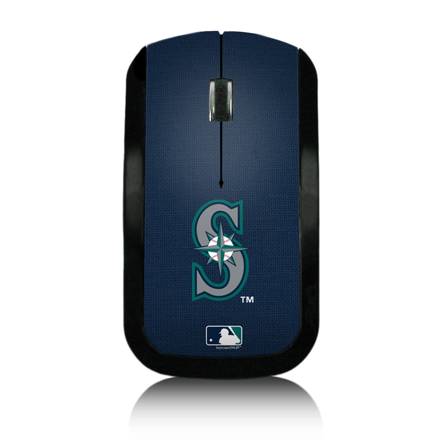 Front. Keyscaper - Seattle Mariners Team Logo Wireless Mouse - Multicolor.