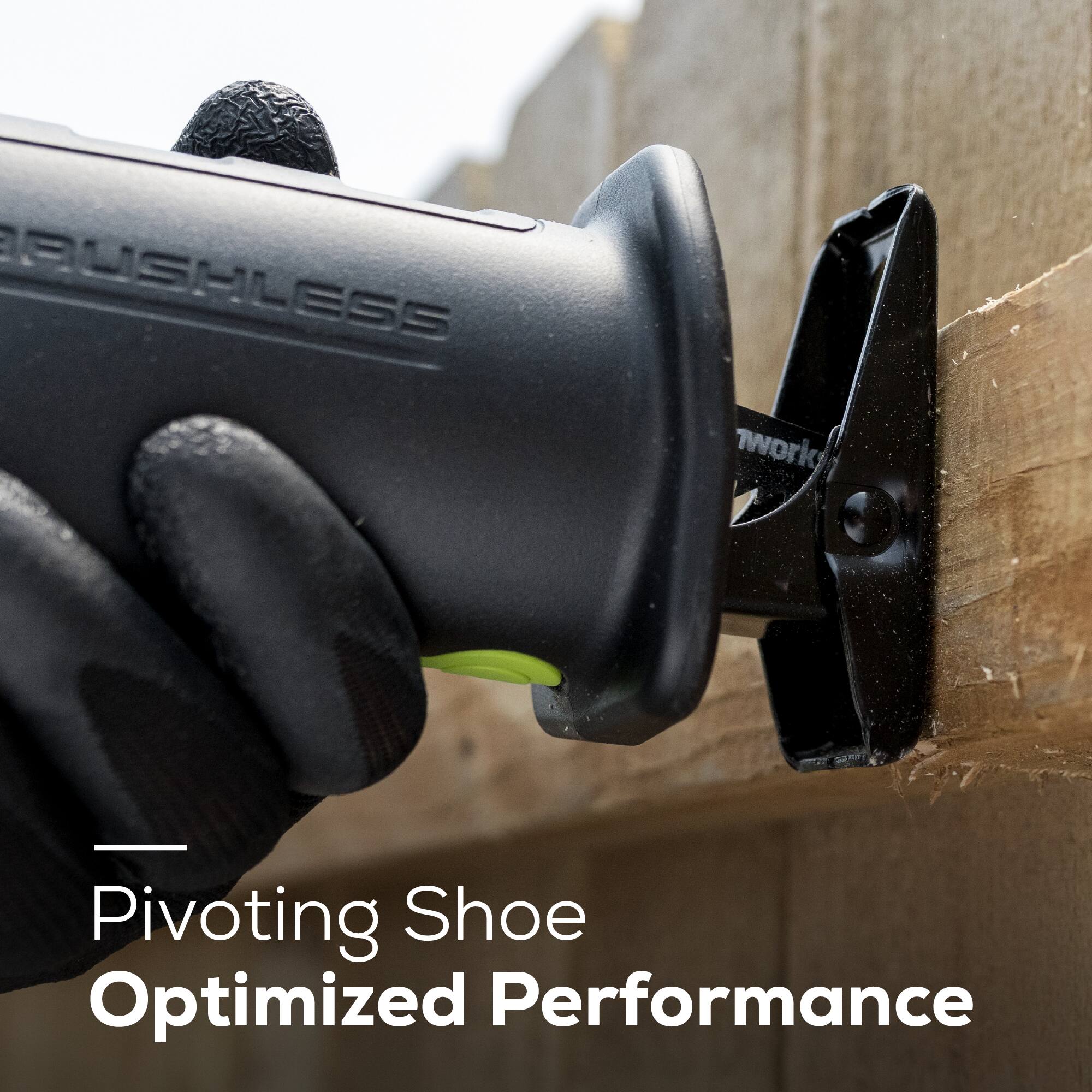 AUSHLESS work  
Pivoting Shoe Optimized Performance