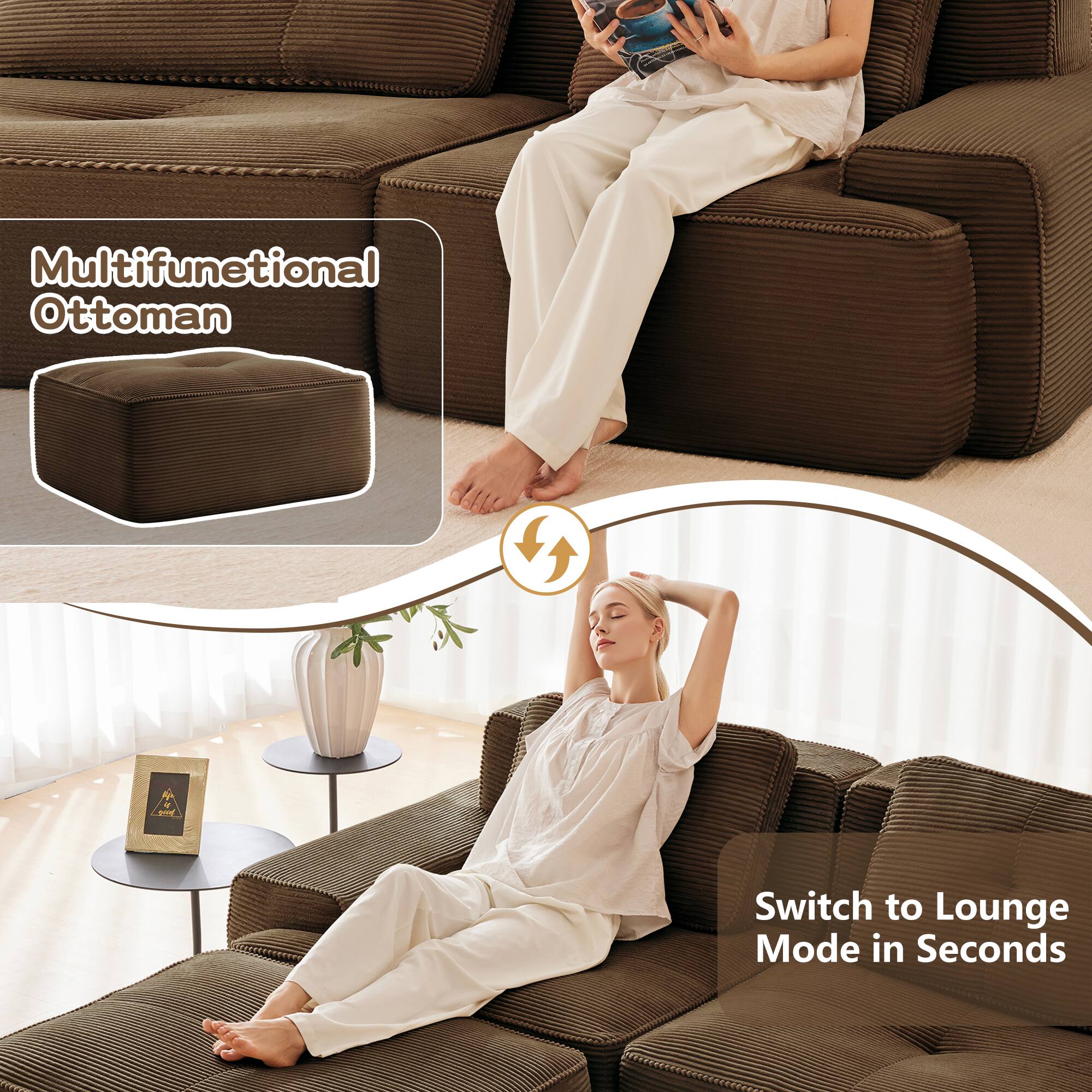 Multifunctional Ottoman

Switch to Lounge Mode in Seconds