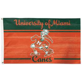 WinCraft - Miami Hurricanes 3' x 5' Vault One-Sided Flag - Multicolor