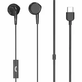 Maxell - EB-96 Earbuds - Stereo - USB Type C - Wired - Earbud - Binaural - In-ear - Black