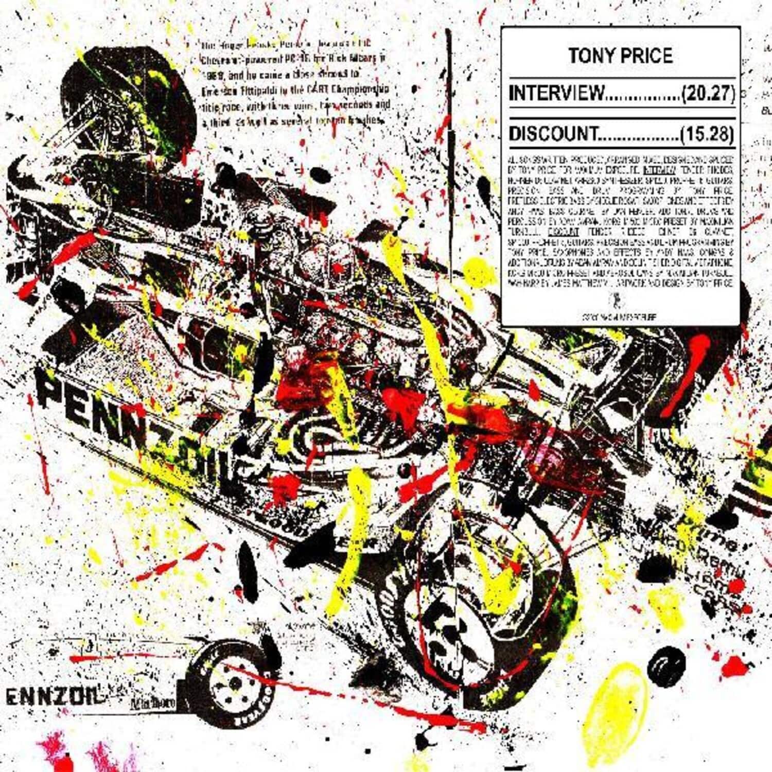 Tony Price - Interview / Discount   - VINYL LP price history on PriceWatchPro