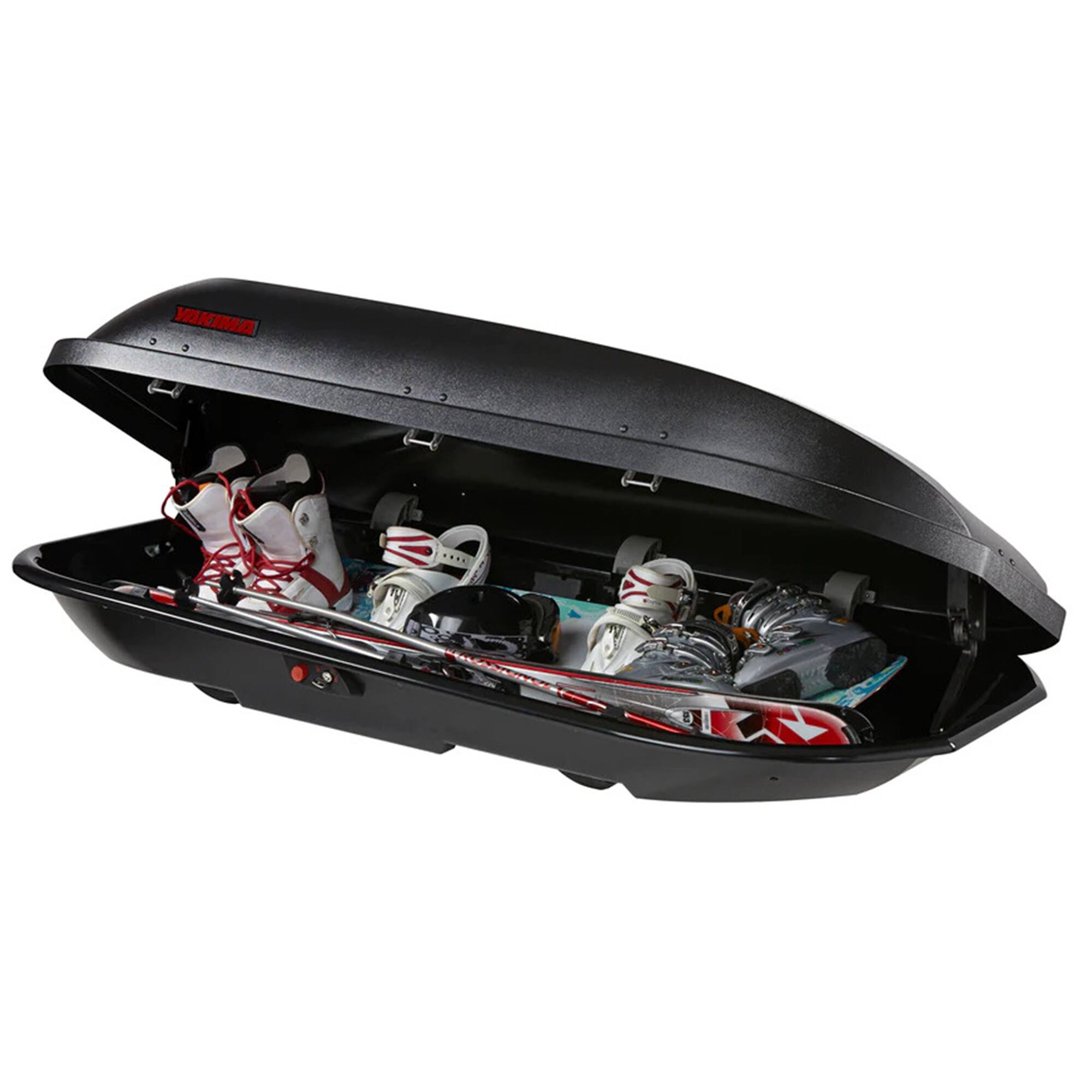 Alt View 8. Yakima - Yakima RocketBox Pro 14 Roof Cargo Box Carrier for StreamLine Crossbar, Black - Black.