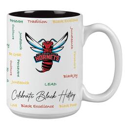 Indigo Falls - Delaware State Hornets 15oz. Black History Month Mug - Multicolor