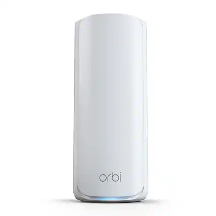 Front. NETGEAR - NETGEAR Orbi 770 Series WiFi 7 Mesh System, Add-on Satellite - White.