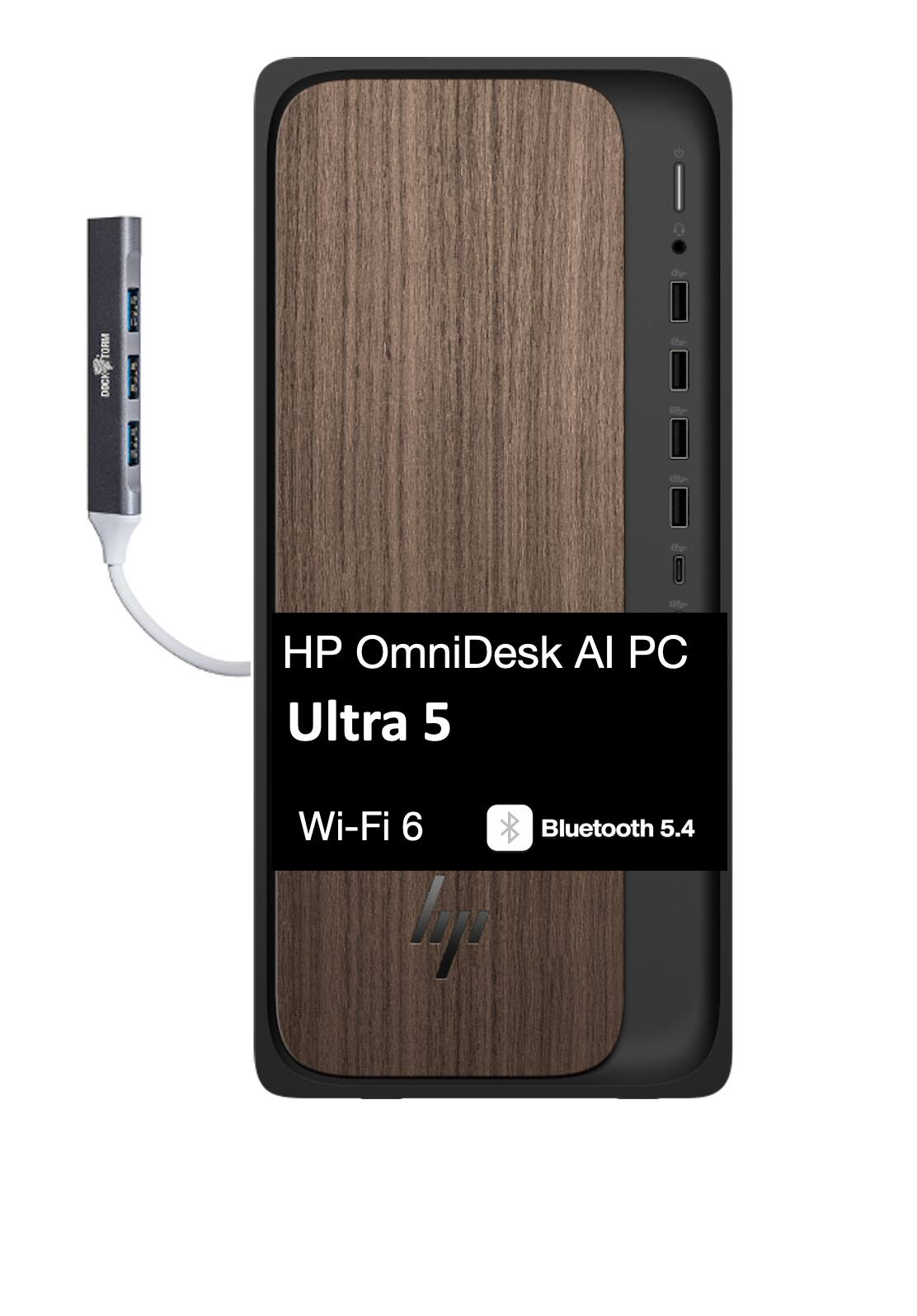 HP OmniDesk AI PC Ultra 5 Wi-Fi 6 Bluetooth 5.4