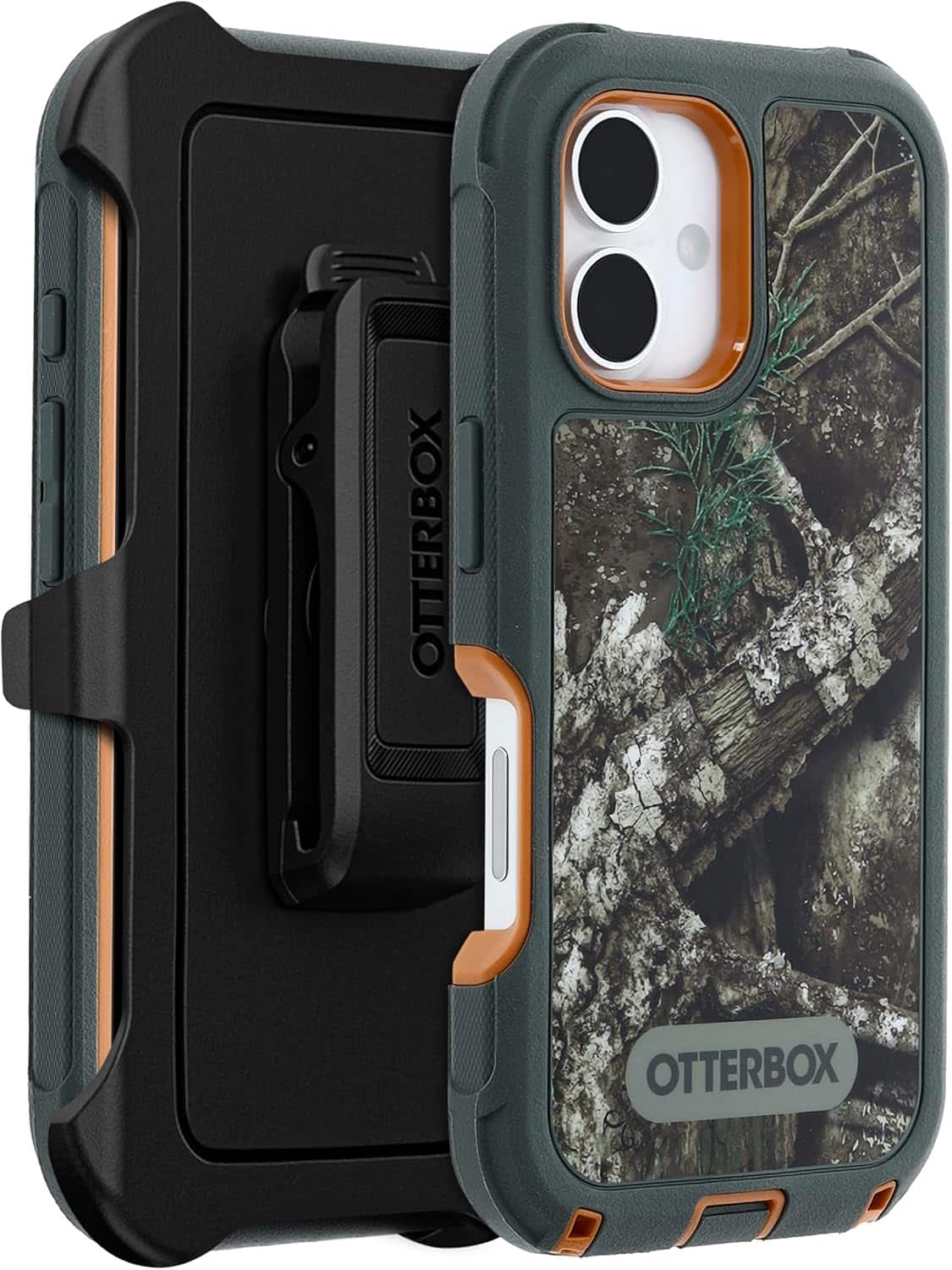 OtterBox - iPhone 16 (Only) - Defender Series Case - Holster Clip Included - Built-in Magnets - Rugged & Durable - Realtree APX (Camo) price history on PriceWatchPro