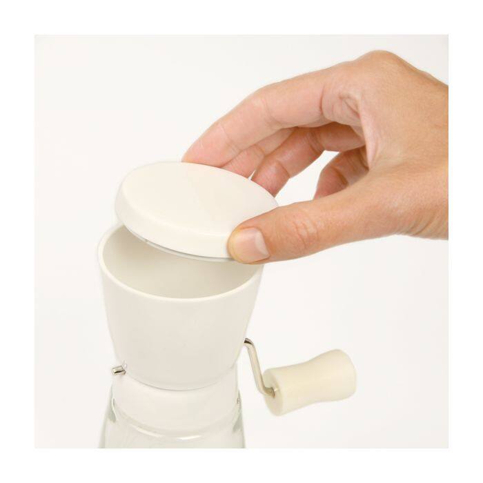 Alt View 2. Norpro - Glass Nut and Topping Chopper, White - White.