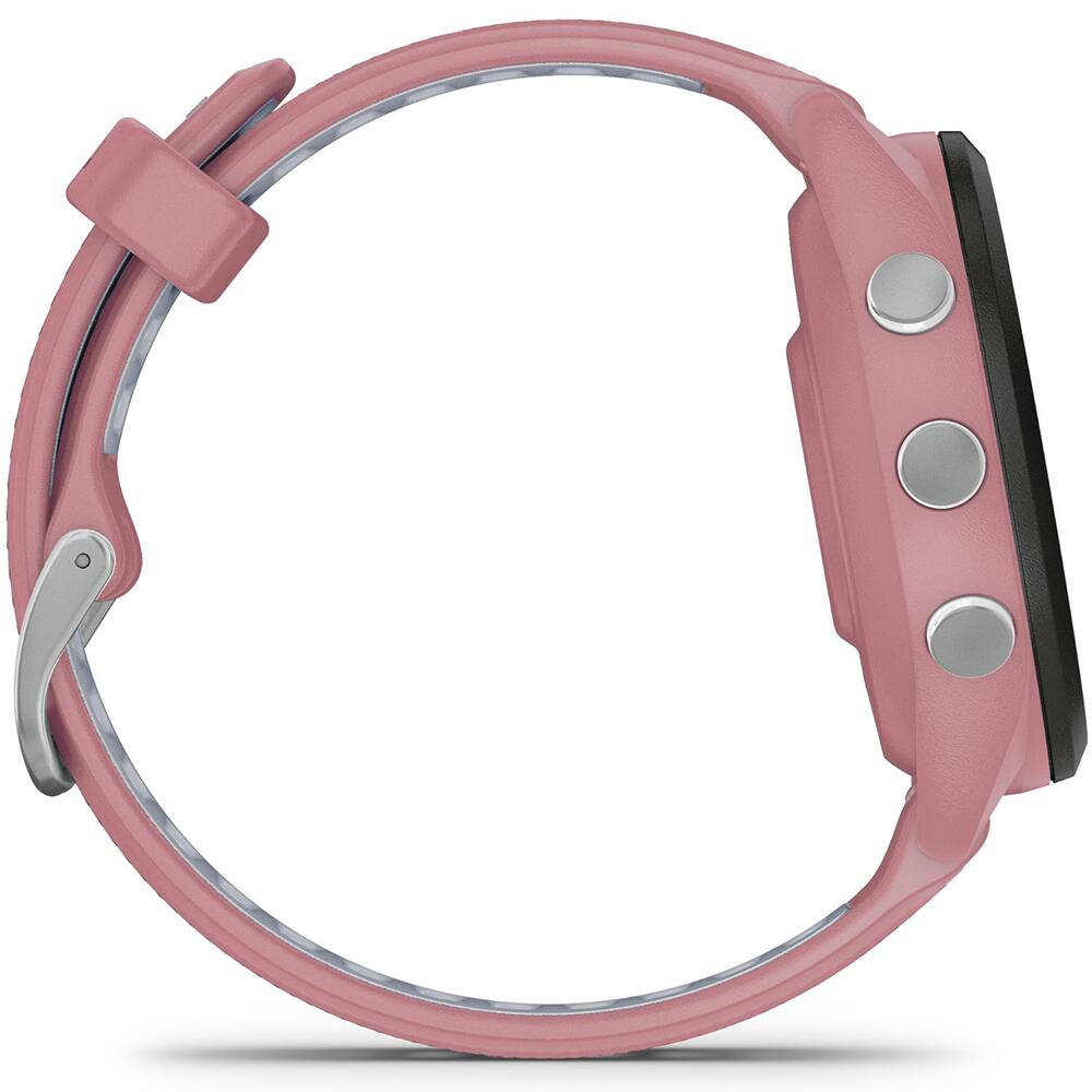 Alt View 4. Garmin - Forerunner 265S GPS Smartwatch 42 mm Fiber-reinforced polymer + 26-Month Warranty Protection Bundle - Black Bezel|Light Pink Case|Light Pink/Whitestone.