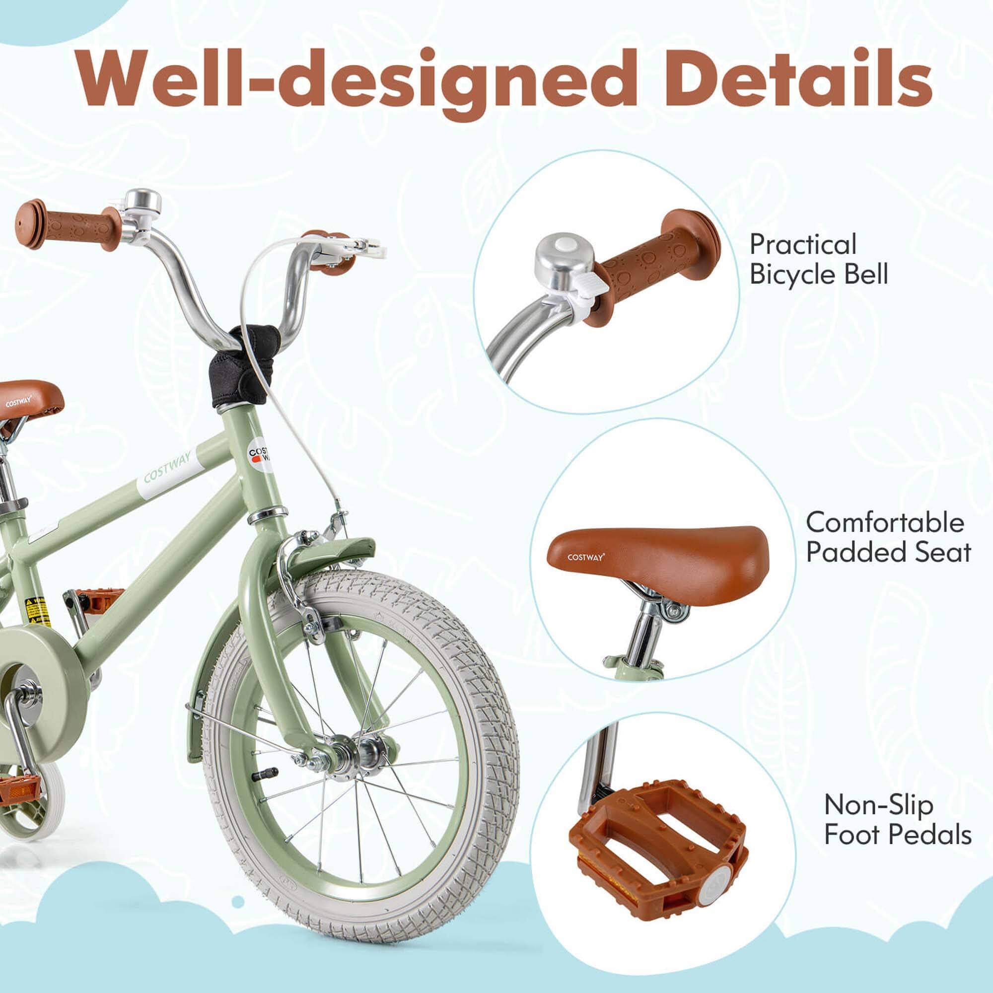 Well-designed Details

- Practical Bicycle Bell
- Comfortable Padded Seat
- Non-Slip Foot Pedals