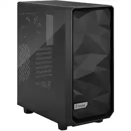 Fractal Design - Meshify 2 Compact Black TG Light Tint - Mid-tower - Black - Tempered Glass, Steel, Mesh - 6 x Bay - 0 - Black