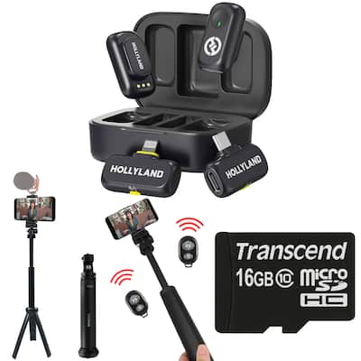 HOLLYLAND LARK A1 Combo Microphone System for Mobile Device HOLLYLAND LARK A1 Combo Microphone System for Mobile Device