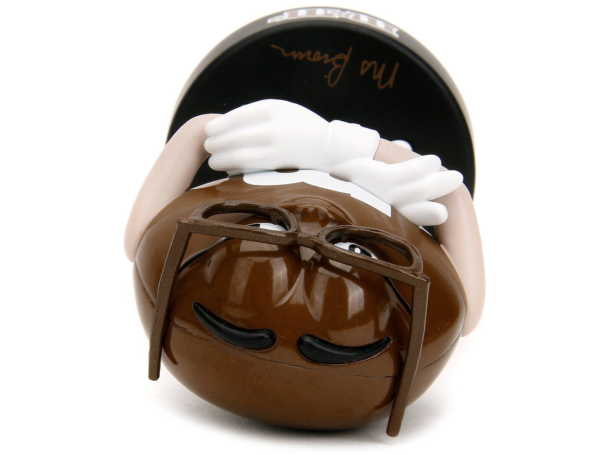 Alt View 1. Jada - Brown M&M's 4" Diecast Figurine "Metalfigs" Series by Jada - Brown.